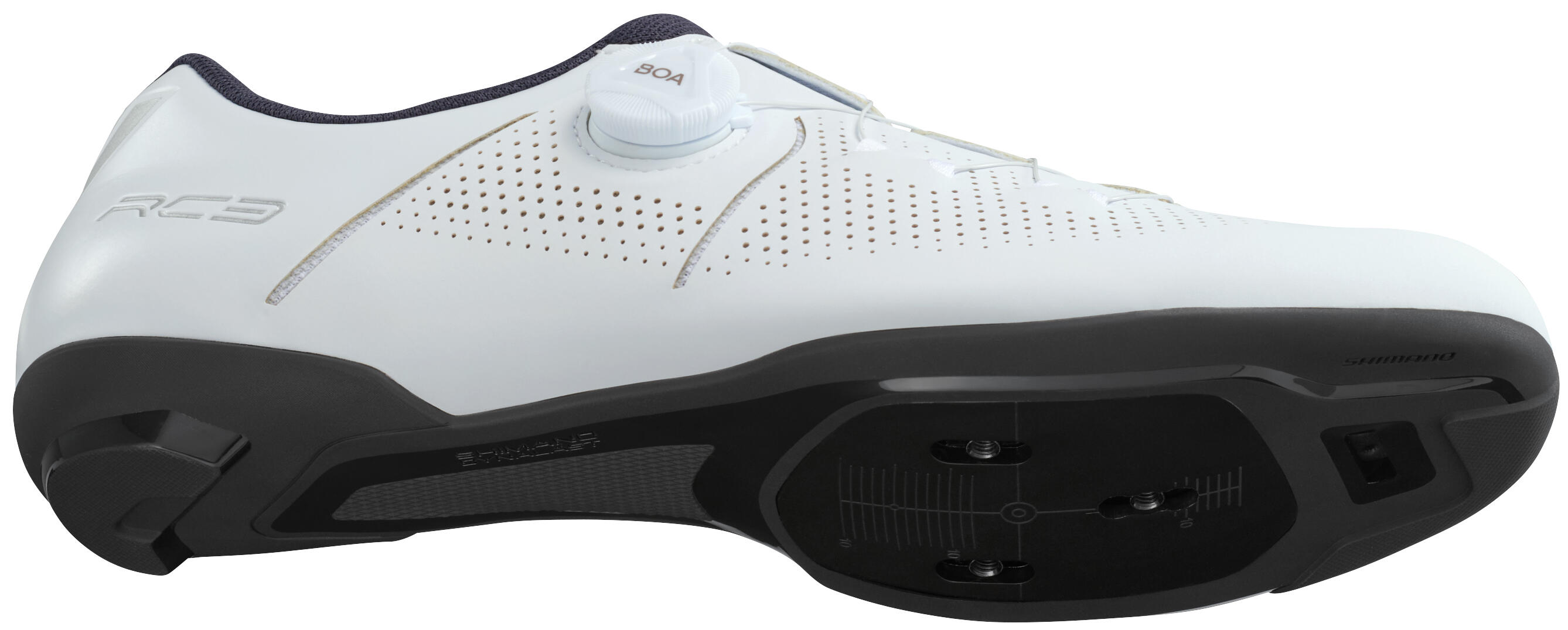 SHIMANO Bicicletta da strada - Scarpe da bicicletta RC302, bianco 4/6