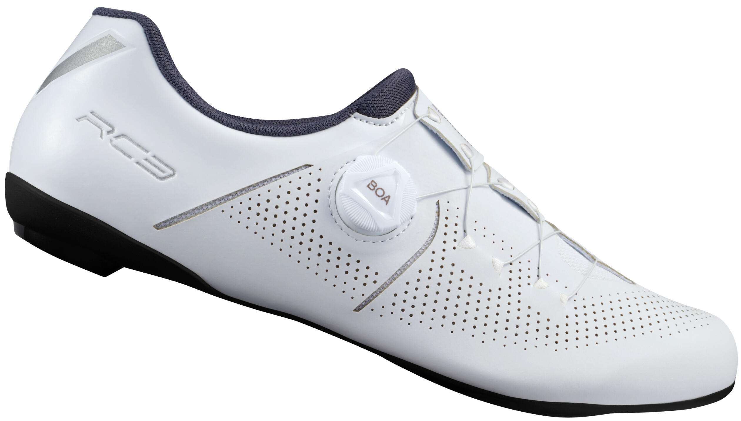 SHIMANO SHIMANO Bicicletta da corsa - Scarpe da bici RC302 WIDE, bianco