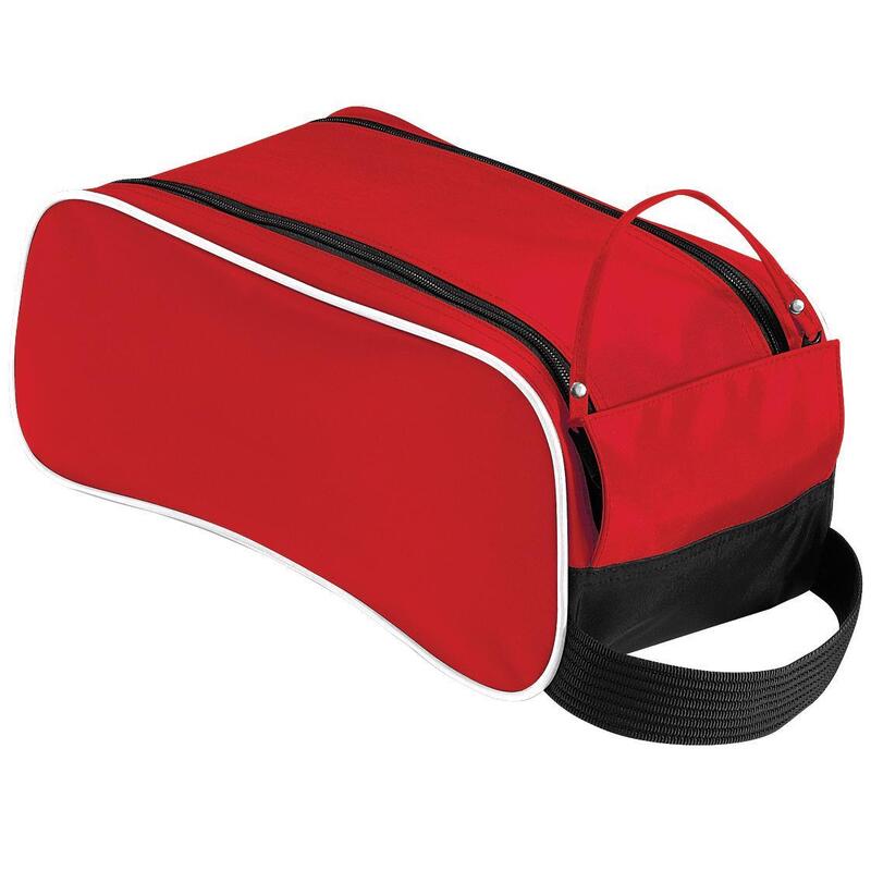 Teamkleding Schoenenzak  9 Liter (Klassiek rood/zwart/wit)