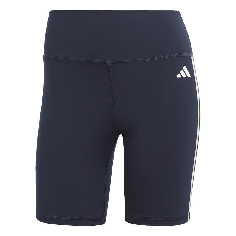 Legíny Training Essentials 3-Stripes High-Waisted Short