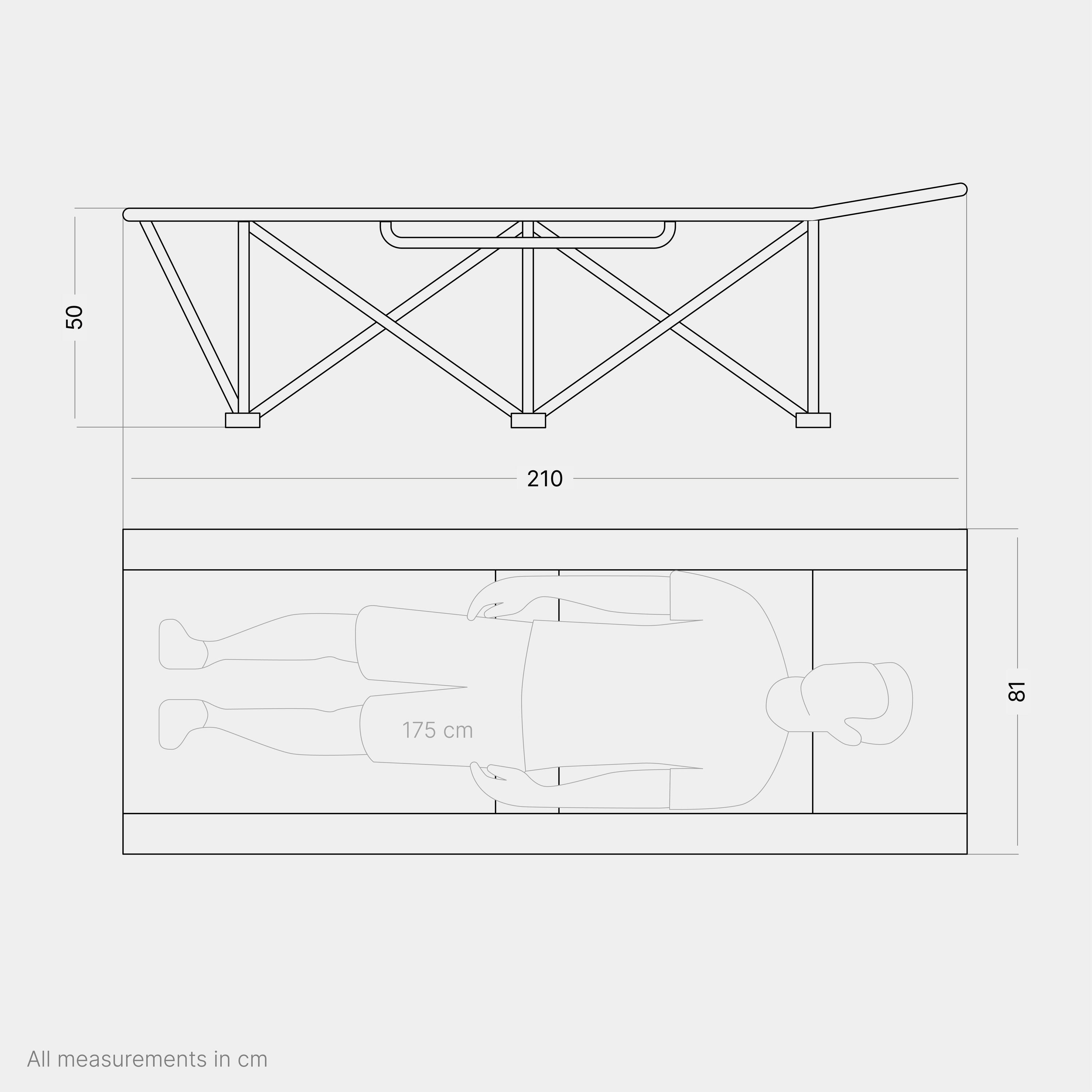 Schnellaufbau Campingliege 210 x 81 cm - qeedo Quick Jimmy Feldbett faltbar - bi 2/6