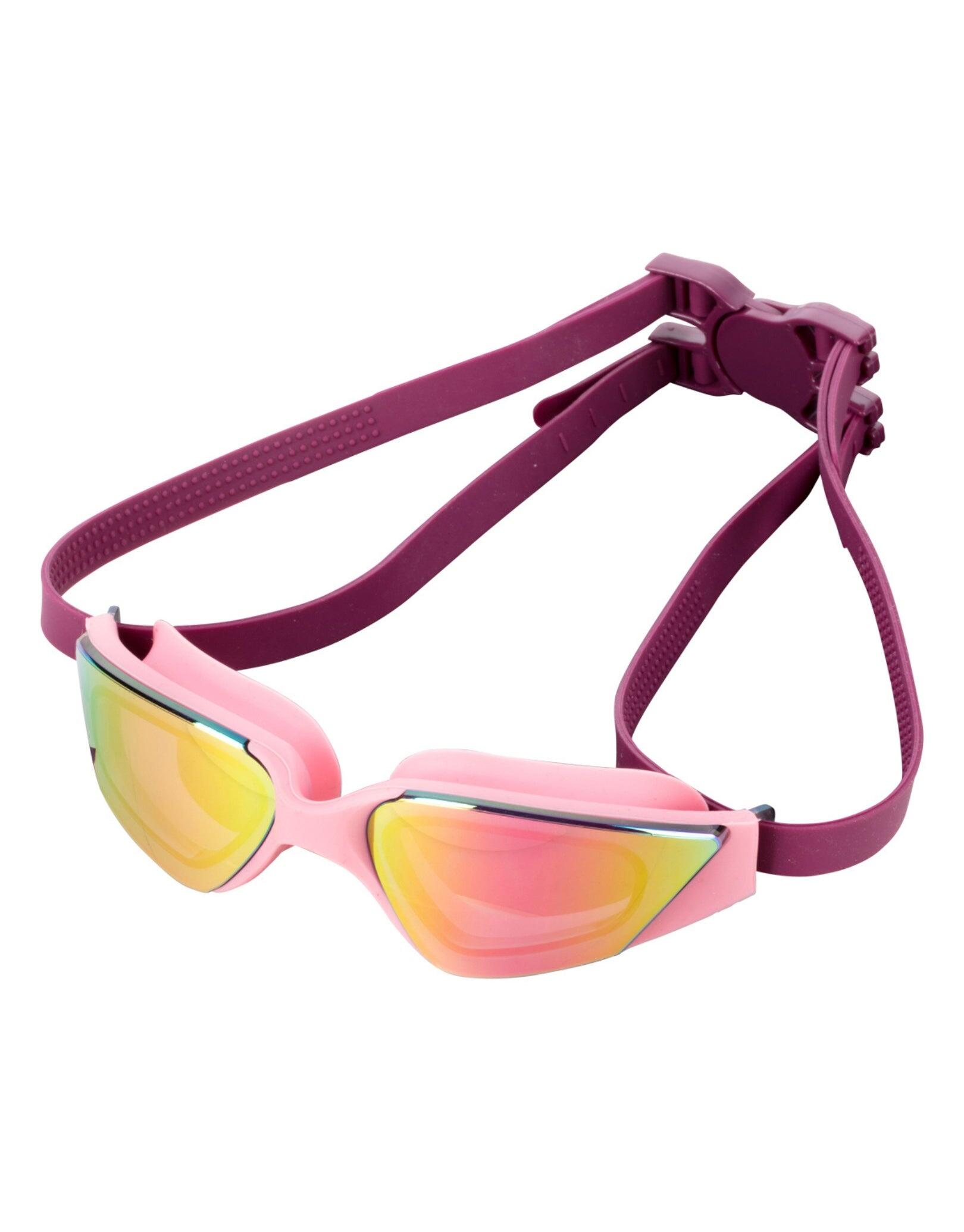 FASHY Fashy Splash l Mirrored Female Swim Goggles - Pink/Gold