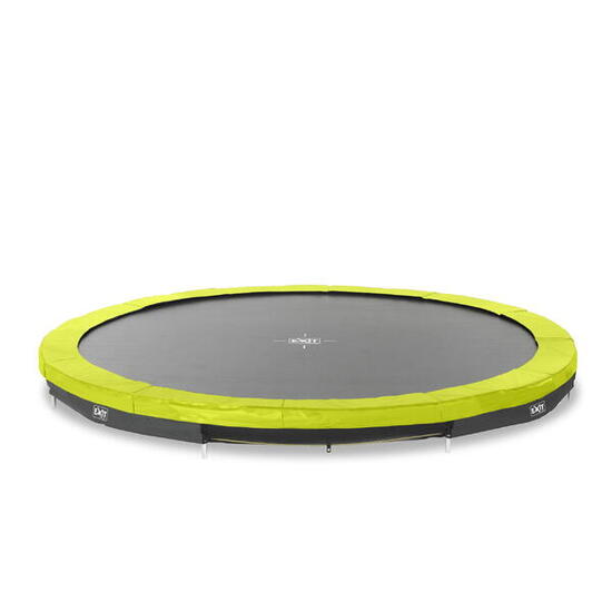 Grand trampoline enterré ø427cm pour le jardin Silhouette Sports rond vert