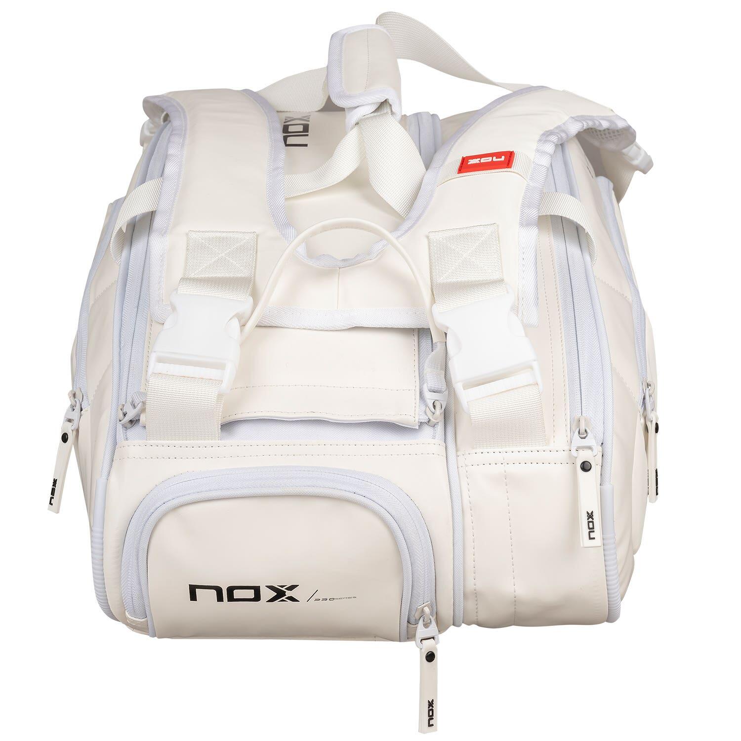 Nox Pro Series Bianco Portaracchette Bpproswhite 5/7