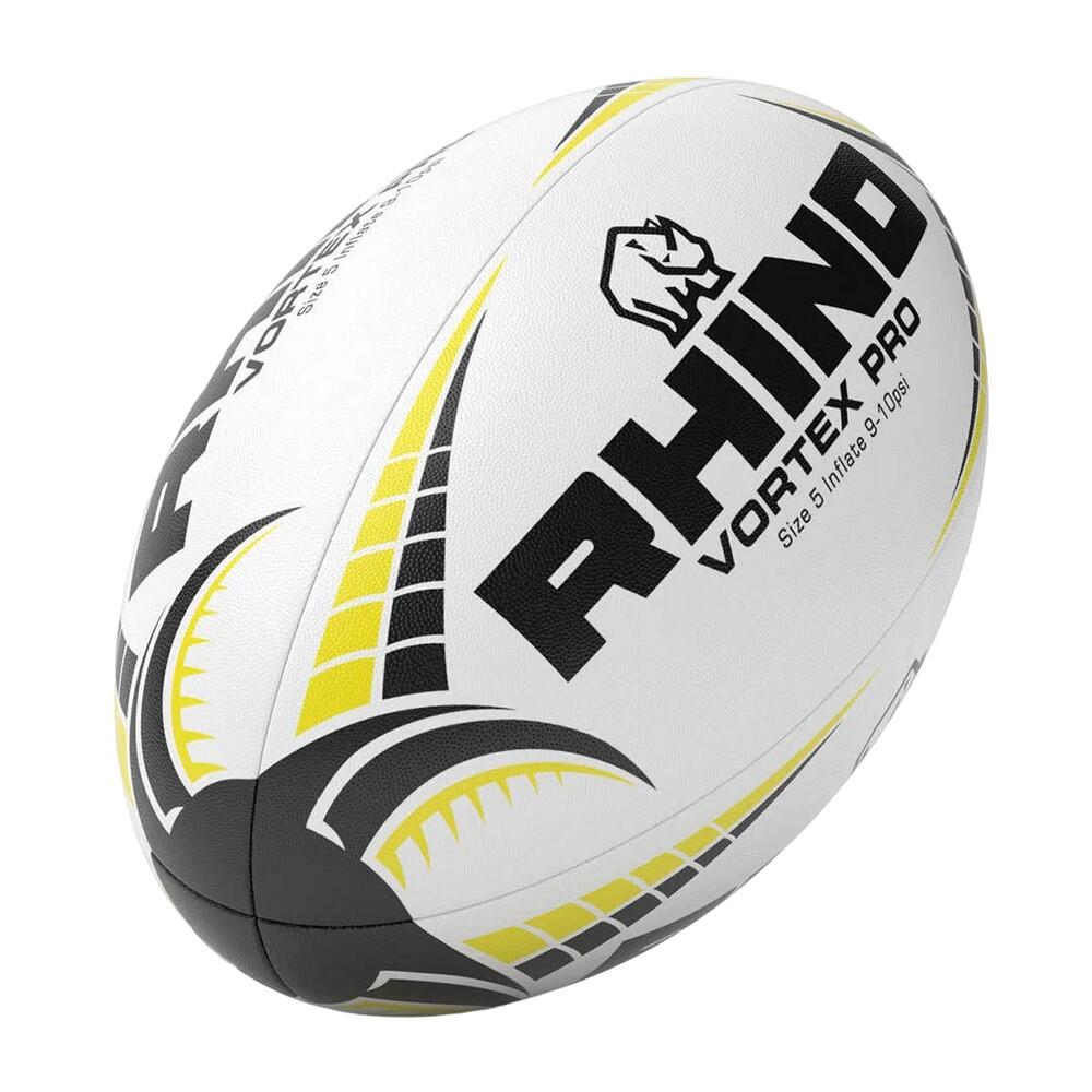 Vortex Pro Match Rugby Ball (White) 1/1