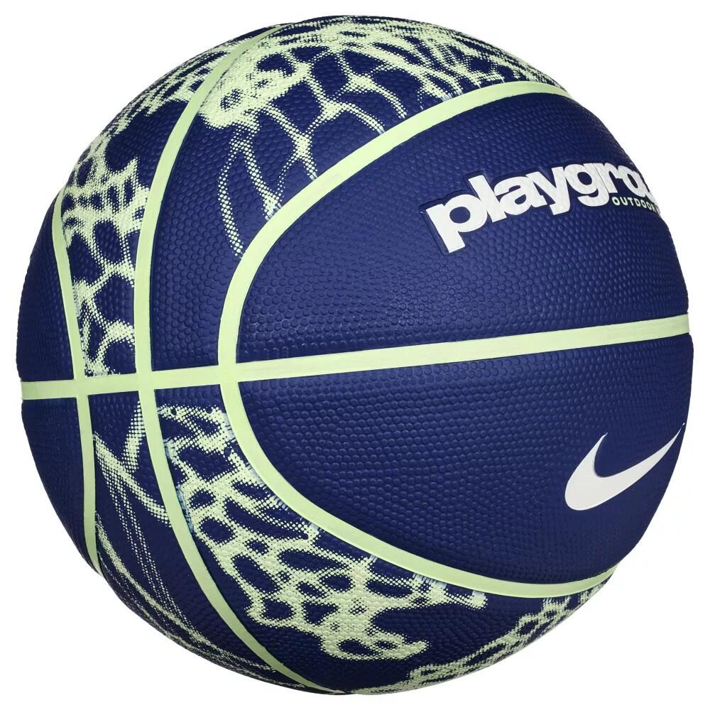 Balón de Baloncesto Playground Diseño 8 Paneles Azul Real, Blanco, Vapor Verde 2/2