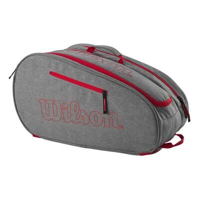 Wilson team padelbag red gray wr8903704001