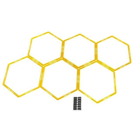 Agility Grid - Hexagon Agility Grid - Inkl. Aufbewahrungstasche - Gelb