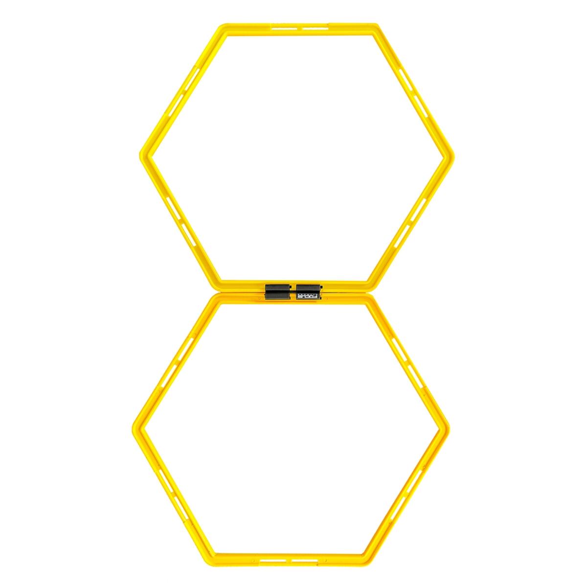 Grille d'Agilité - Hexagon Agility Grid - Incl. Sac de Rangement - Jaune 4/5