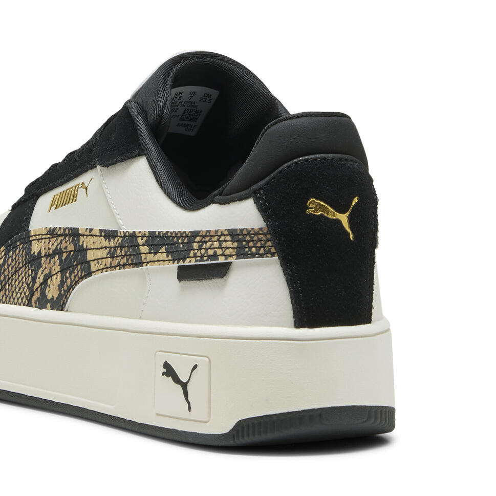 Damskie sneakersy Carina Street Snake Chic PUMA Vapor Gray Black Gold