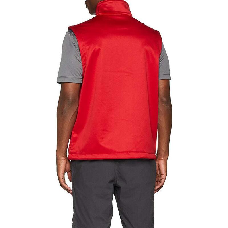 Veste Sans Manches En Softshell Homme (Rouge)