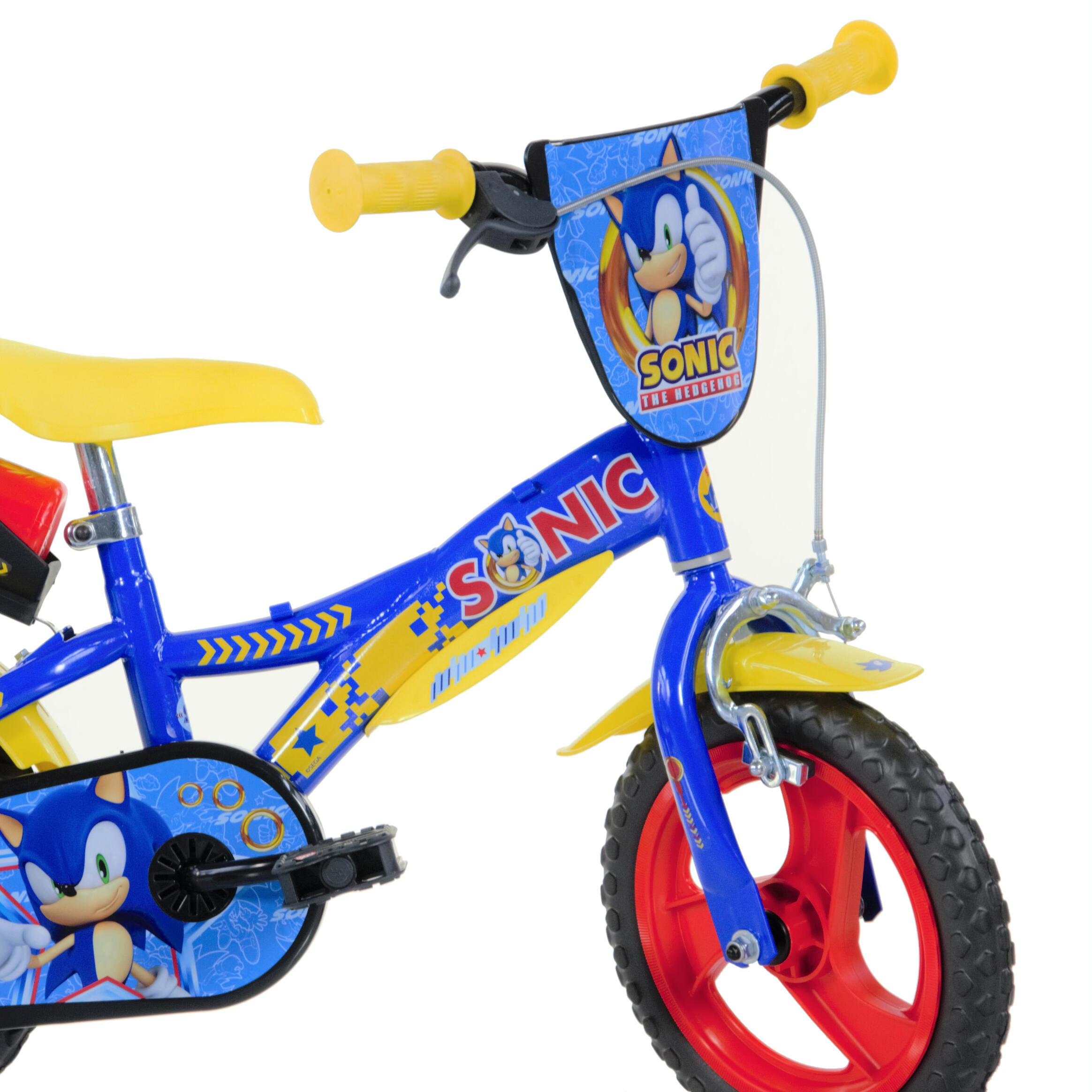 Bicicletta Bambino 12" Sonic 3 anni Blu 3/4