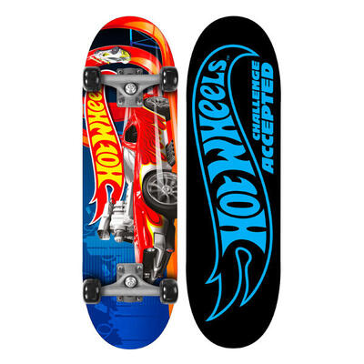 Skateboarden 28x8 inch hot wheels zwart