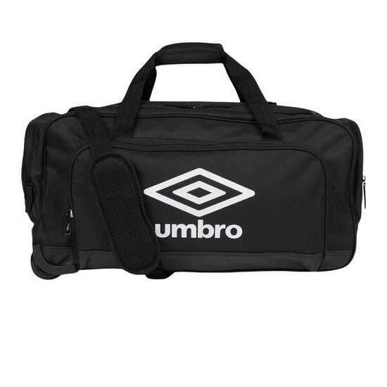 Reisetasche mit Rollen Damen und Herren Schwarz/Weiß M