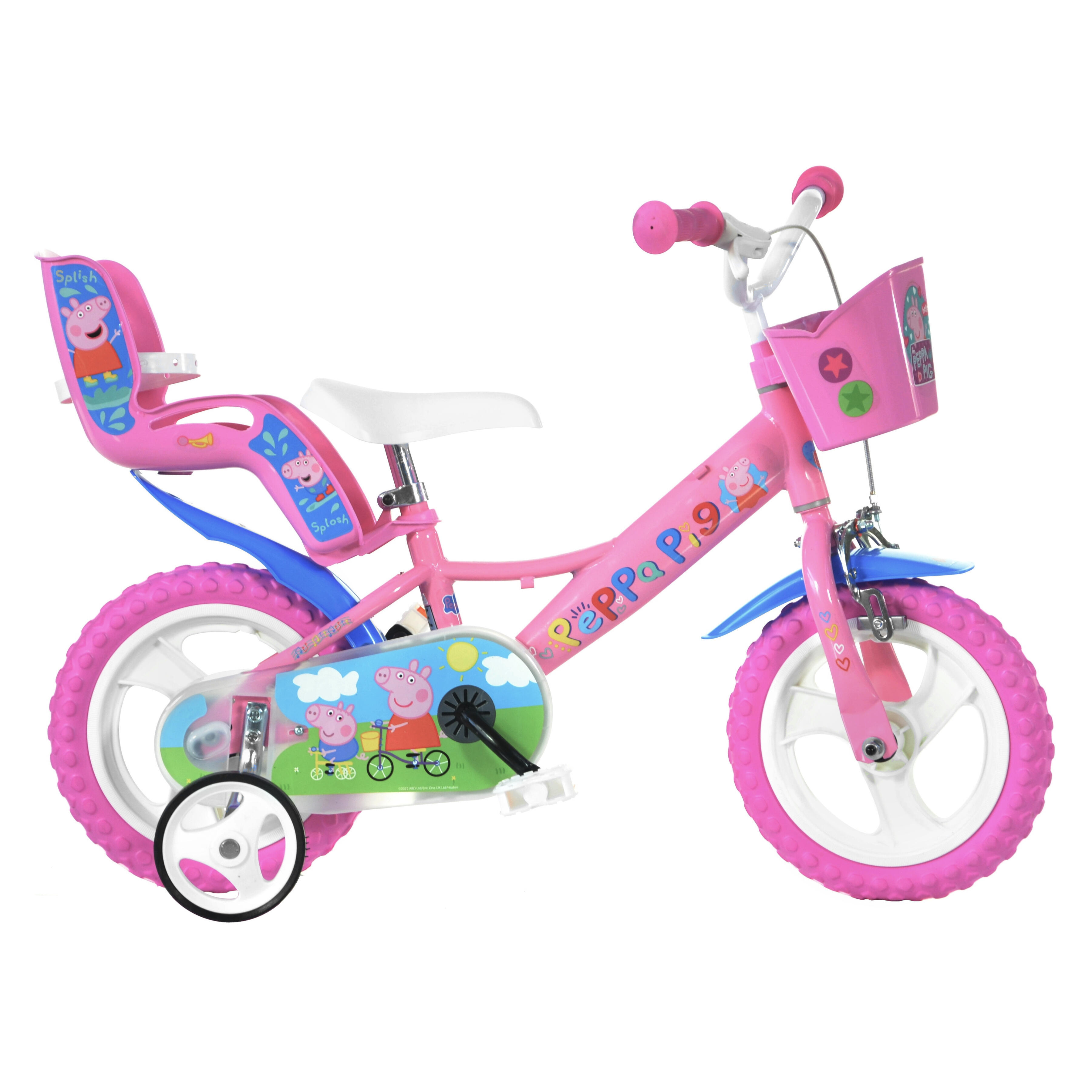 Dino Bikes - Velo Enfant 12 Pouces 3 Ans Peppa Pig - Vélo Enfant - Rose - 12" - Decathlon