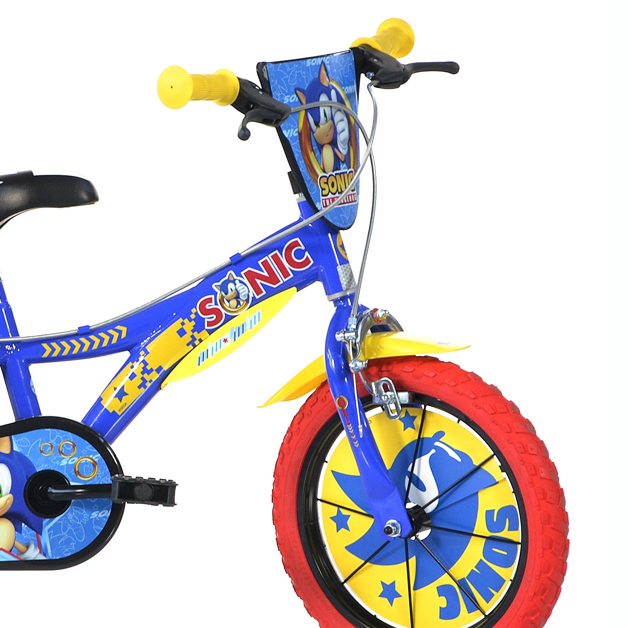 Bicicleta Niños 16 Pulgadas Sonic azul 5-7 años 3/4