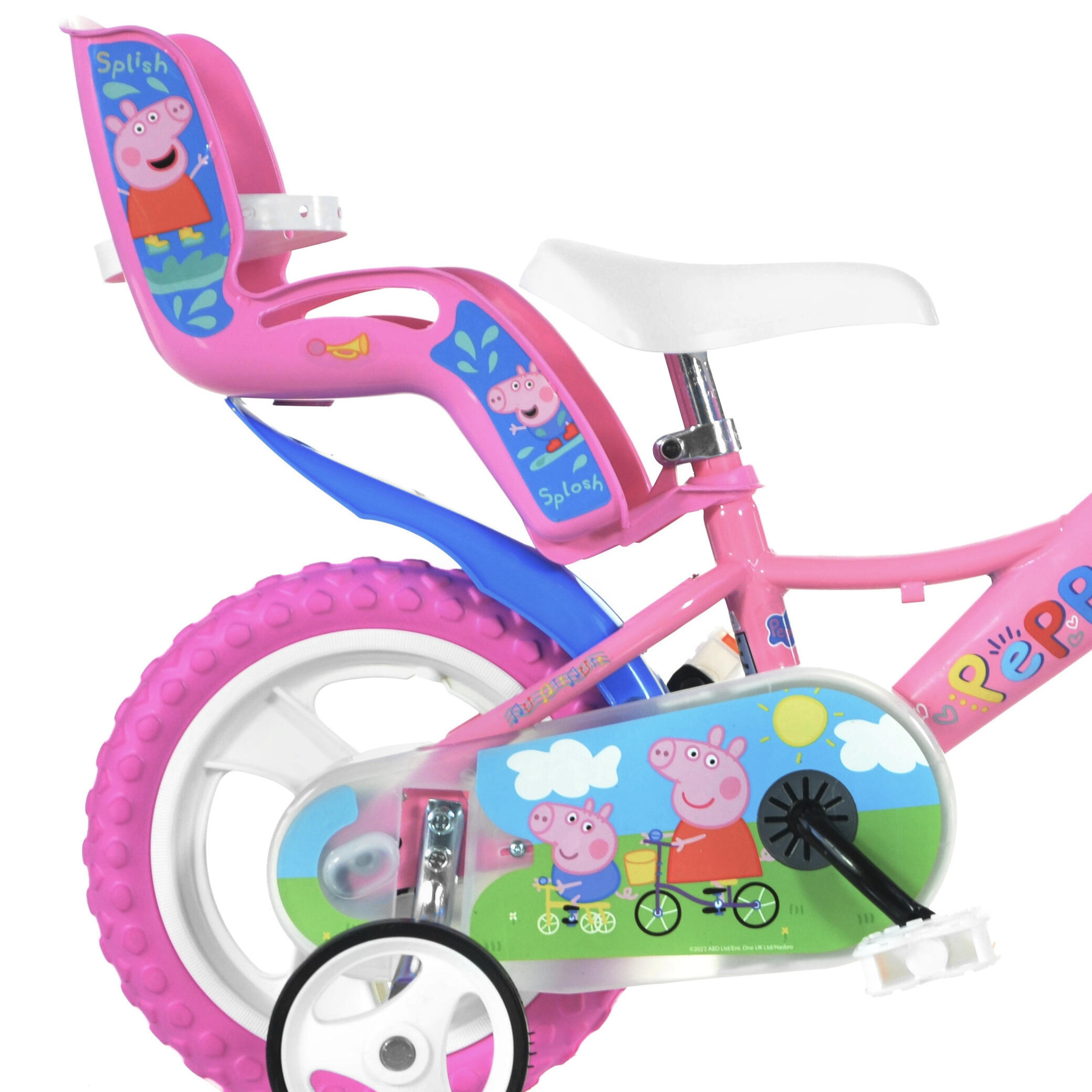 Bicicleta Niños 12 Pulgadas Peppa Pig rosado 3 años 2/4