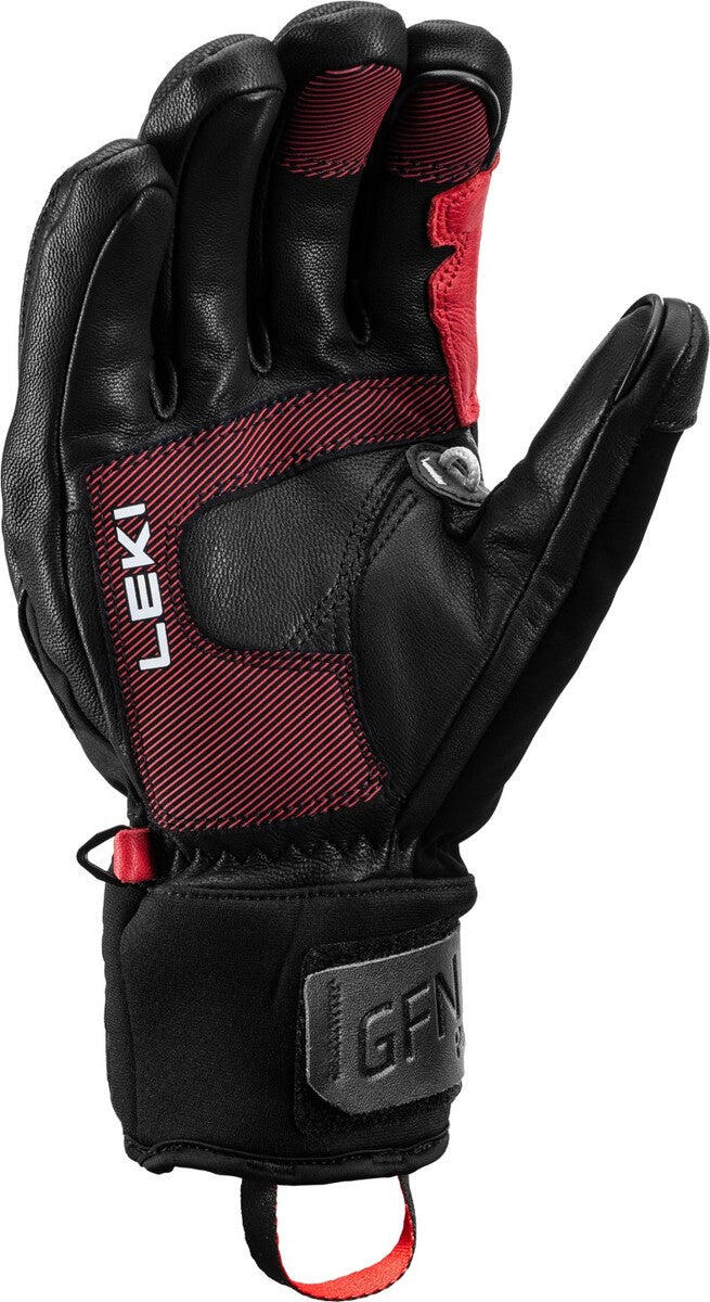 LEKI Griffin Pro 3D skihandschoenen zwart/rood 4/4