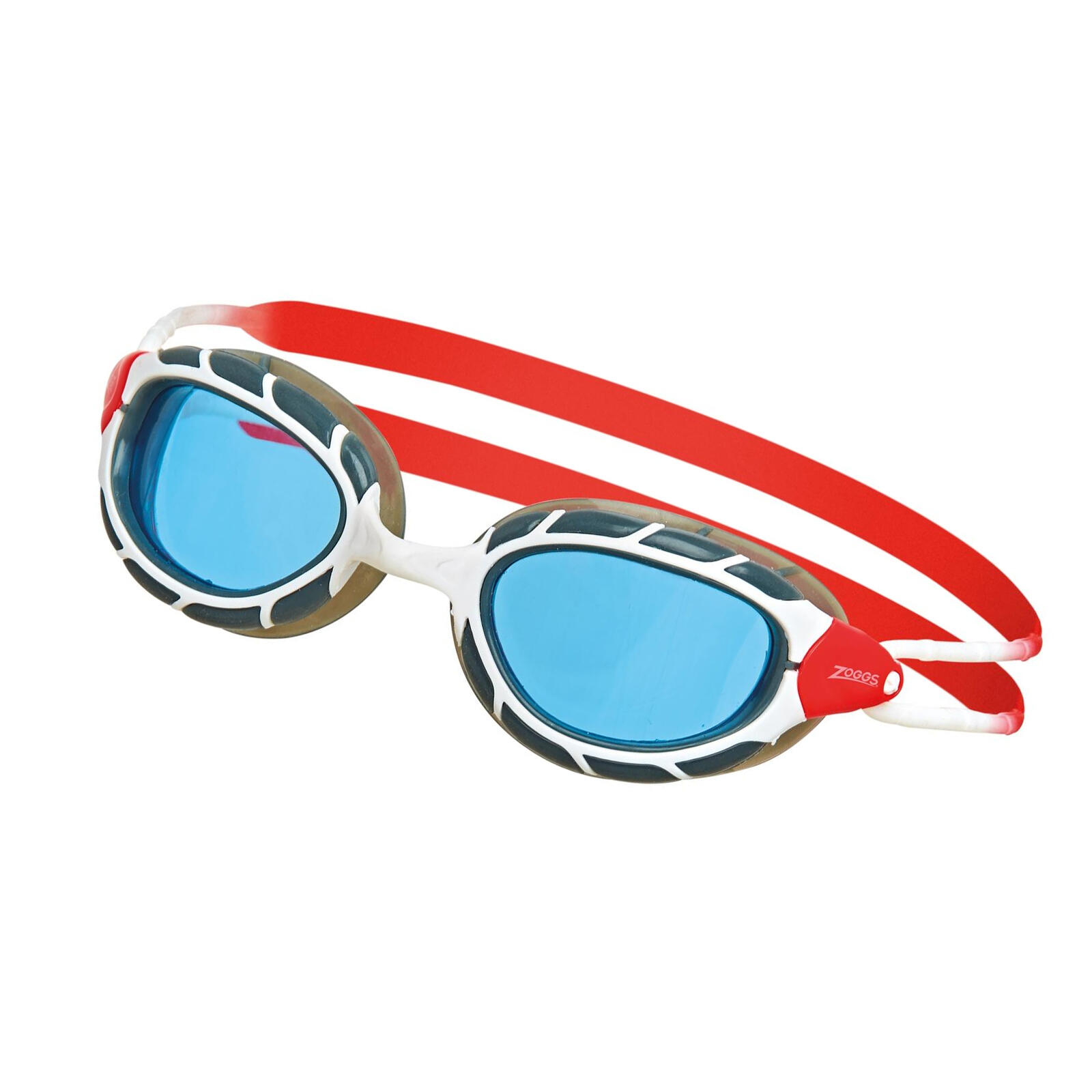 Lunettes De Natation PREDATOR Adulte (Blanc / Rouge / Bleu) 3/3