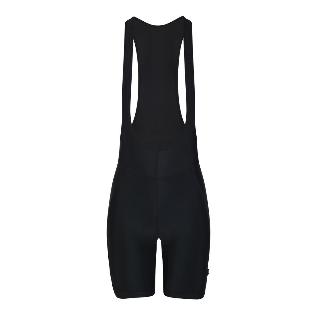 Mens Virtuous Plain AEP Bibbed Cycling Bib Shorts (Black)