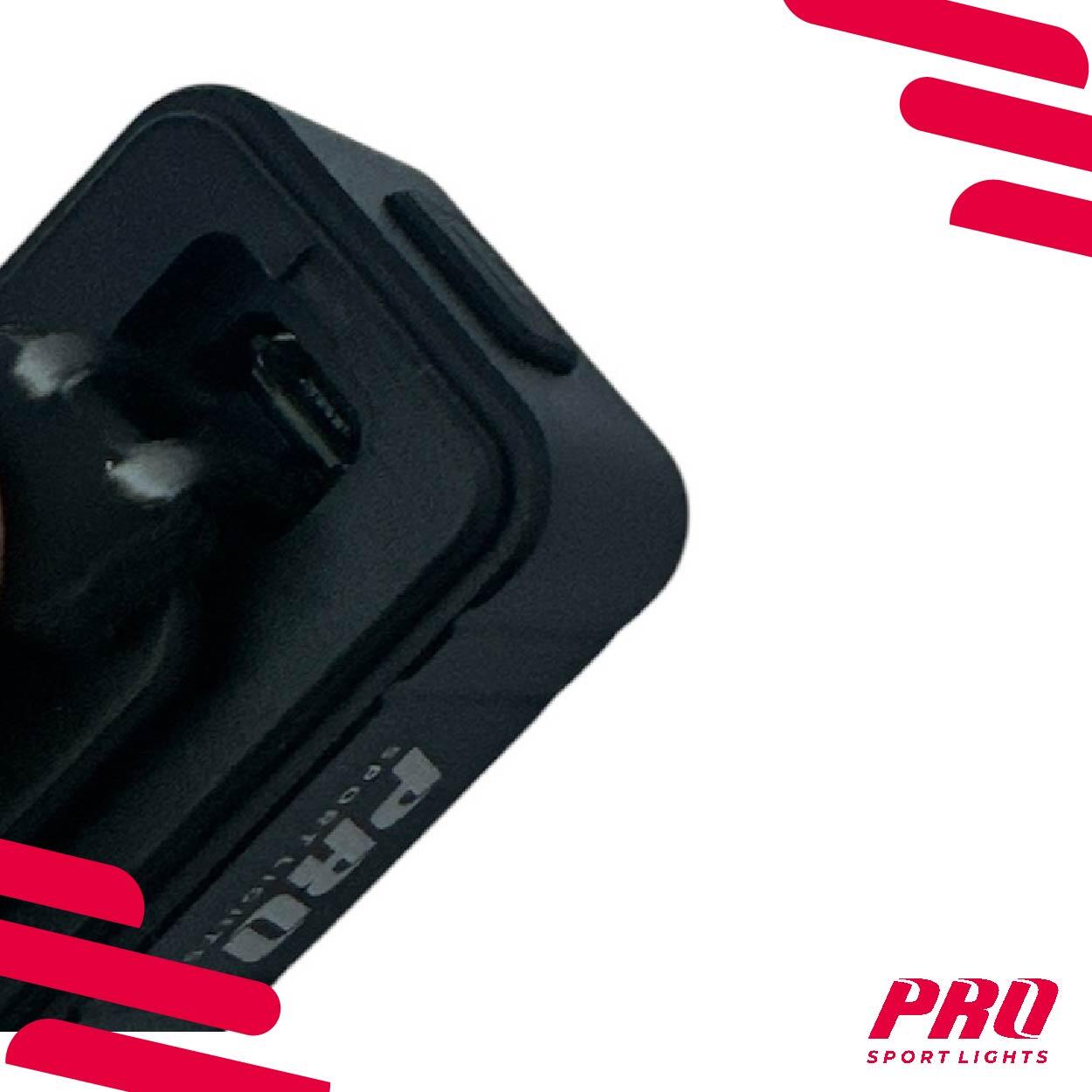 Feu arrière vélo LED avec capteur de freinage rechargeable par USB - 125 Lumens 6/8