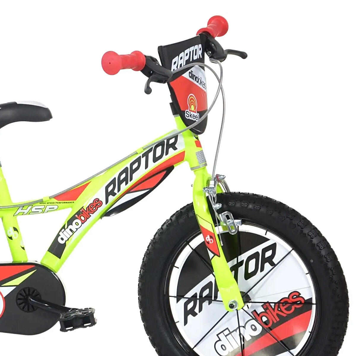 Bicicleta Niños 14 Pulgadas Raptor verde 4-6 años 2/6