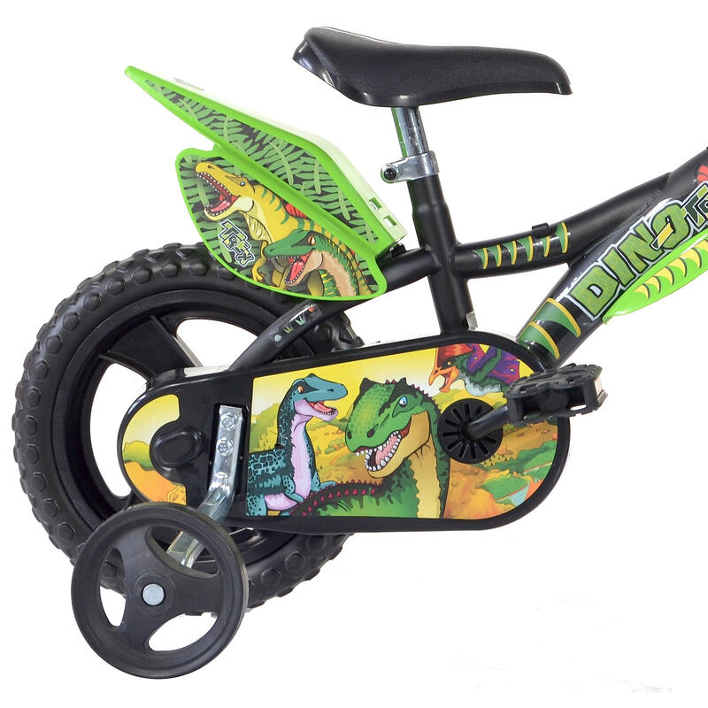 Kinderfiets 12 inch 3 jaar Dino Trex