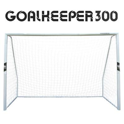Xxl voetbaldoel - goalkeeper voor de tuin. metaal. 2.4m