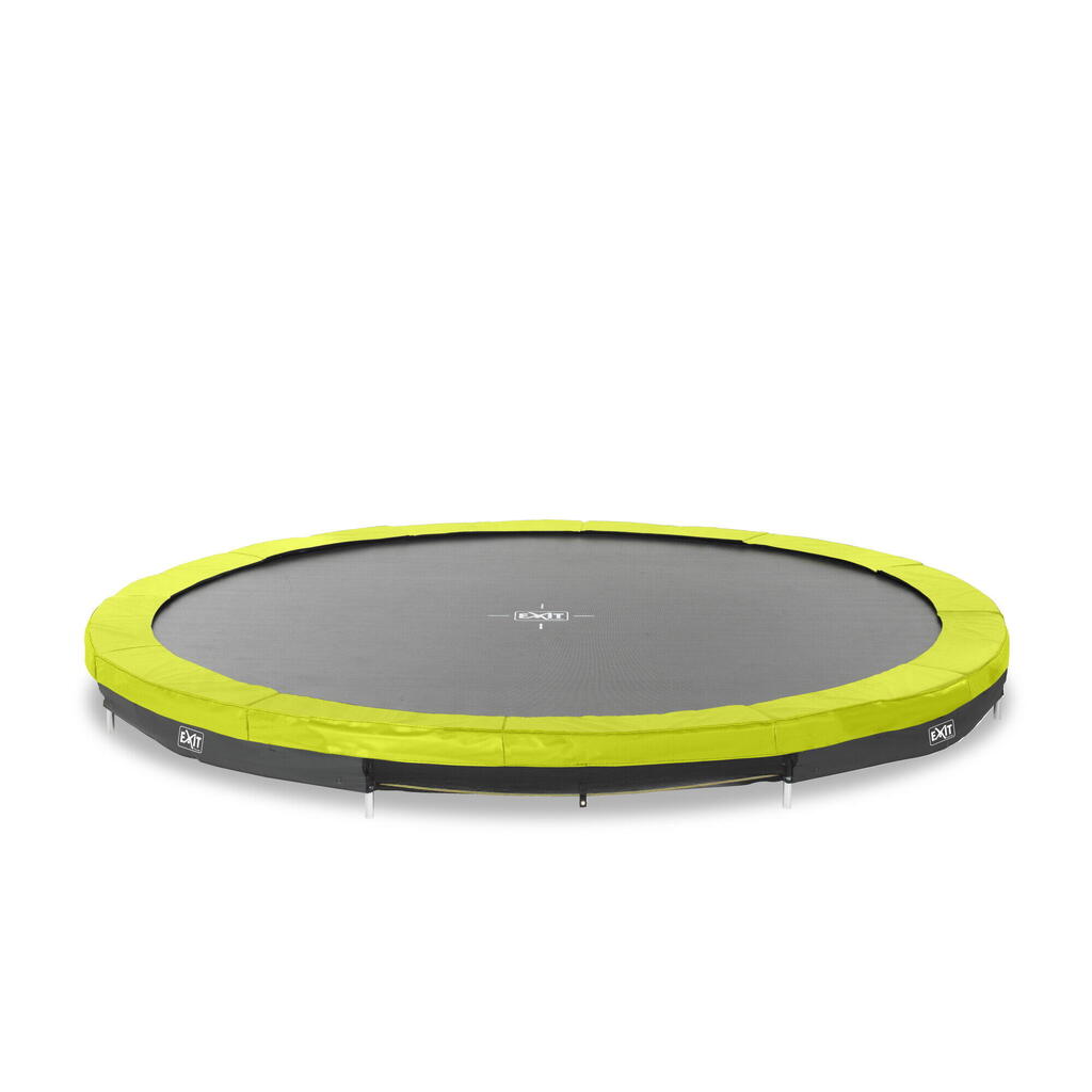 EXIT Silhouette Ground Sports Trampoline 12ft – Green