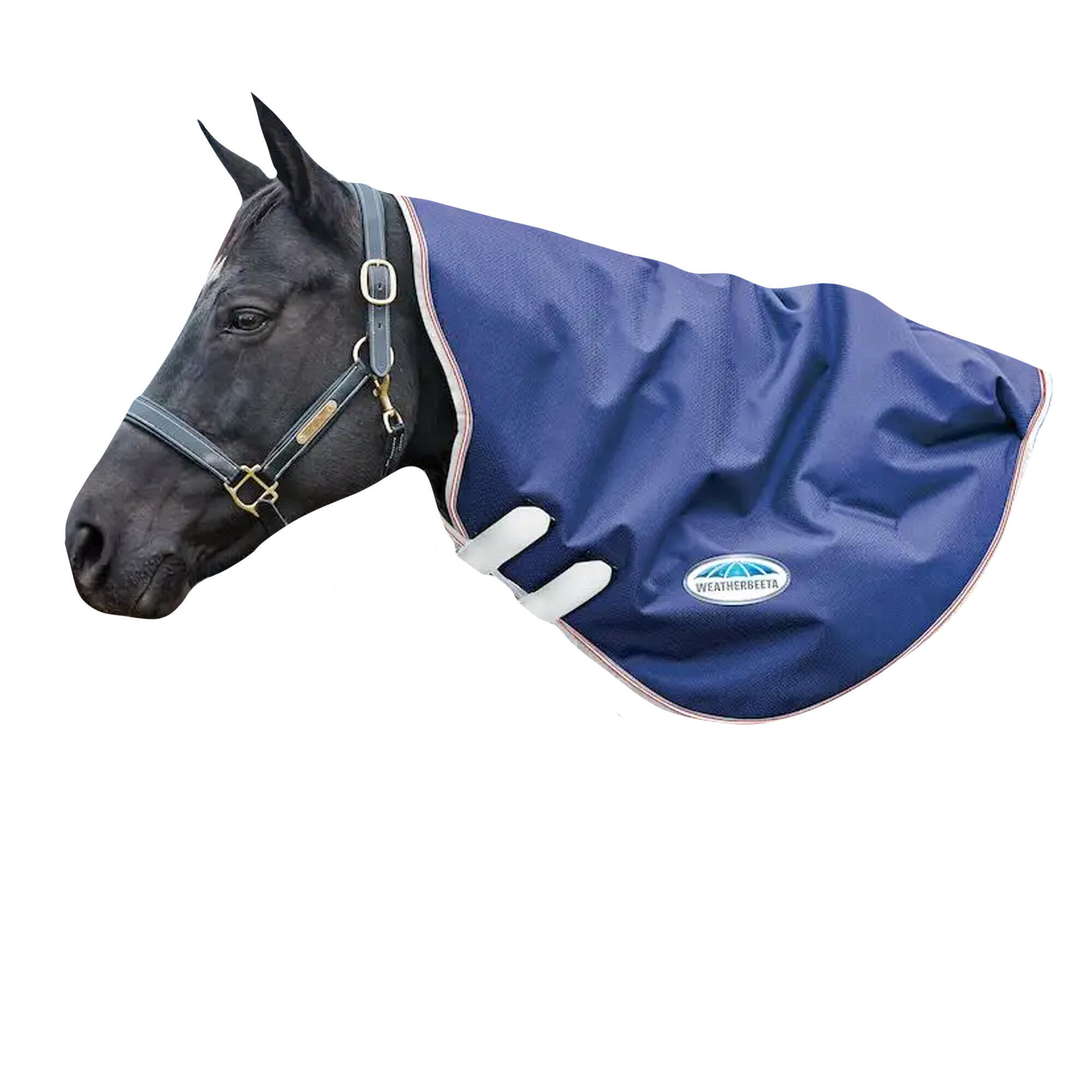 Couvrecou COMFITEC Cheval (Bleu Marine / Argent / Rouge) 2/2