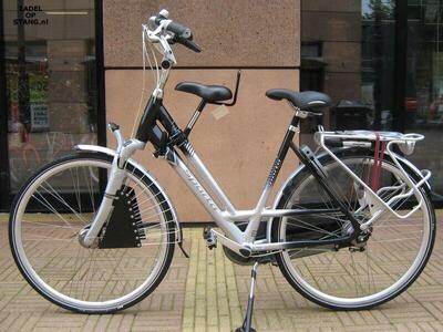 Kinderzitje voor damesfiets in oversized formaat