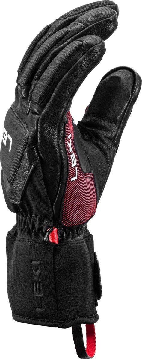 LEKI Griffin Pro 3D skihandschoenen zwart/rood 3/4