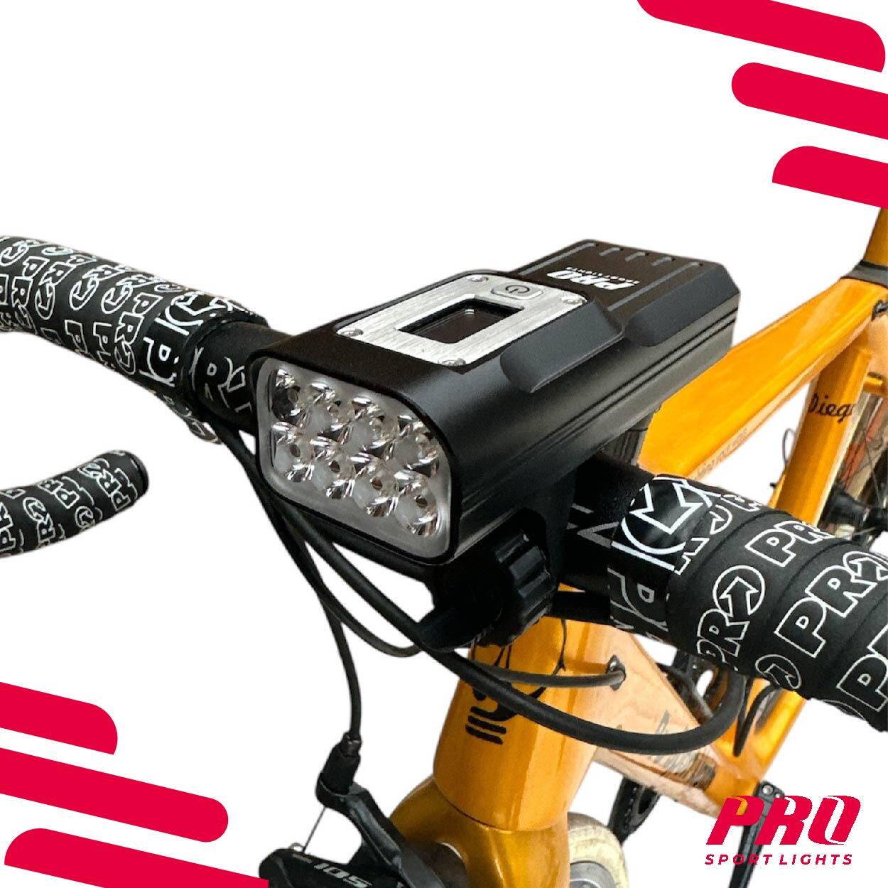 Juego de luces para bicicleta recargables por USB con LED: 2000 y 125 lúmenes 4/7