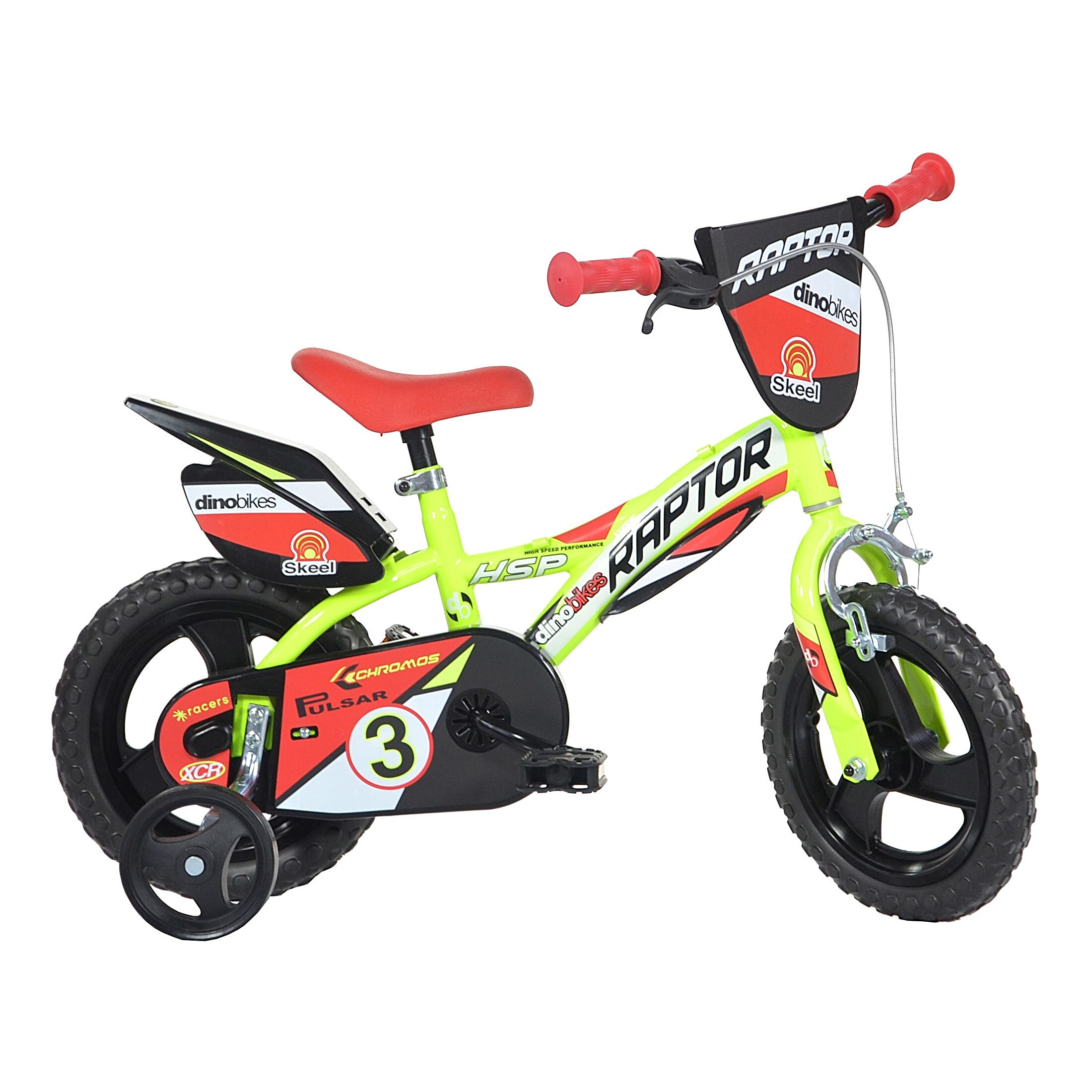Bicicleta de Menino 12 polegadas Raptor 3 anos