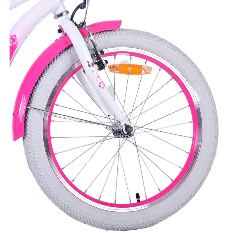 Lovely 20 Pouces 27,5 cm Fille 7SP V-Brake Rose/Blanc