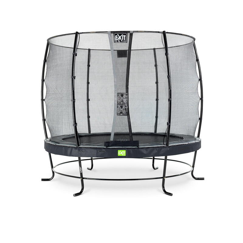 Trampoline EXIT Elegant ø253cm avec filet de sécurité Economy - noir