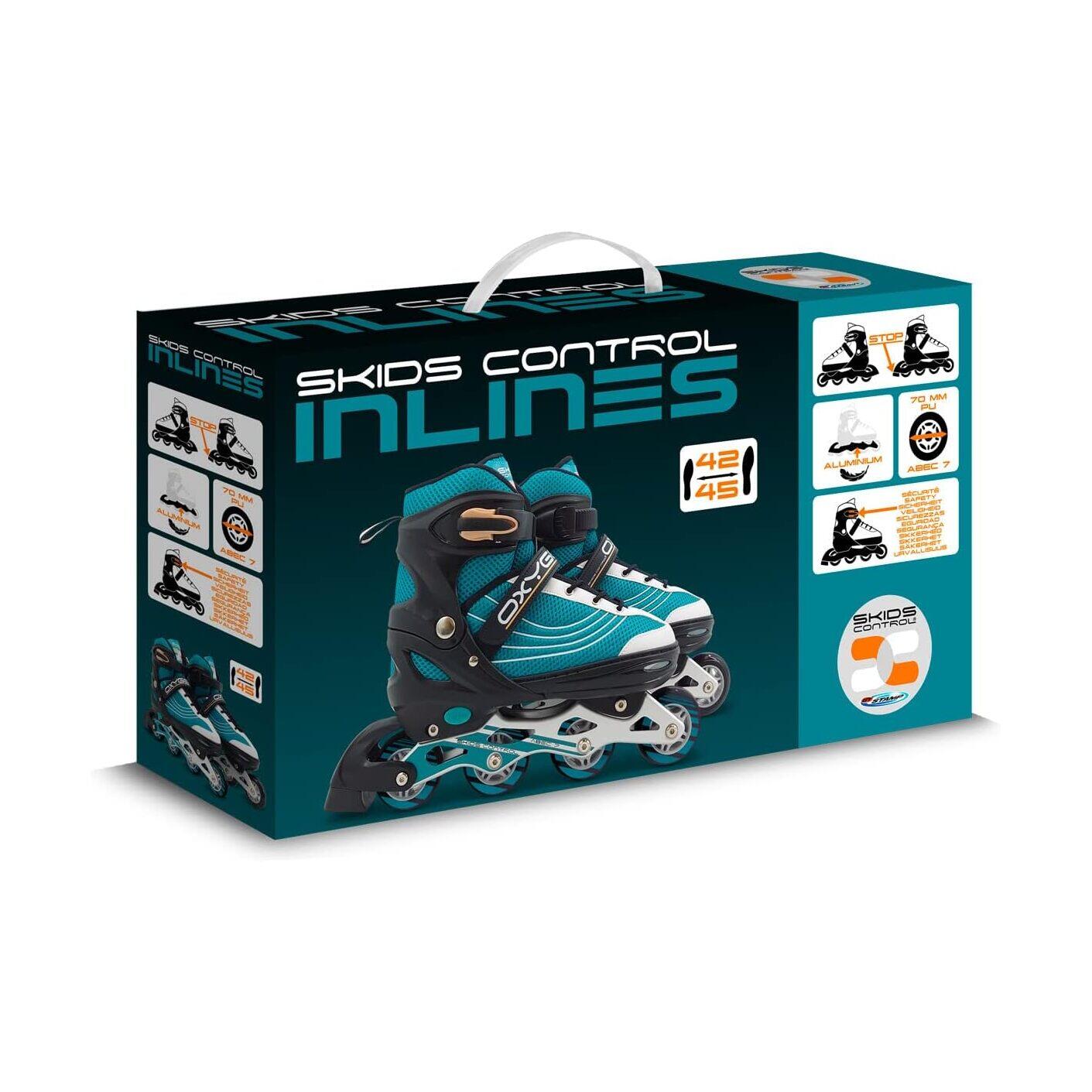 Pattini in linea per bambini Skids Control UE 42-45 Blu 3/6
