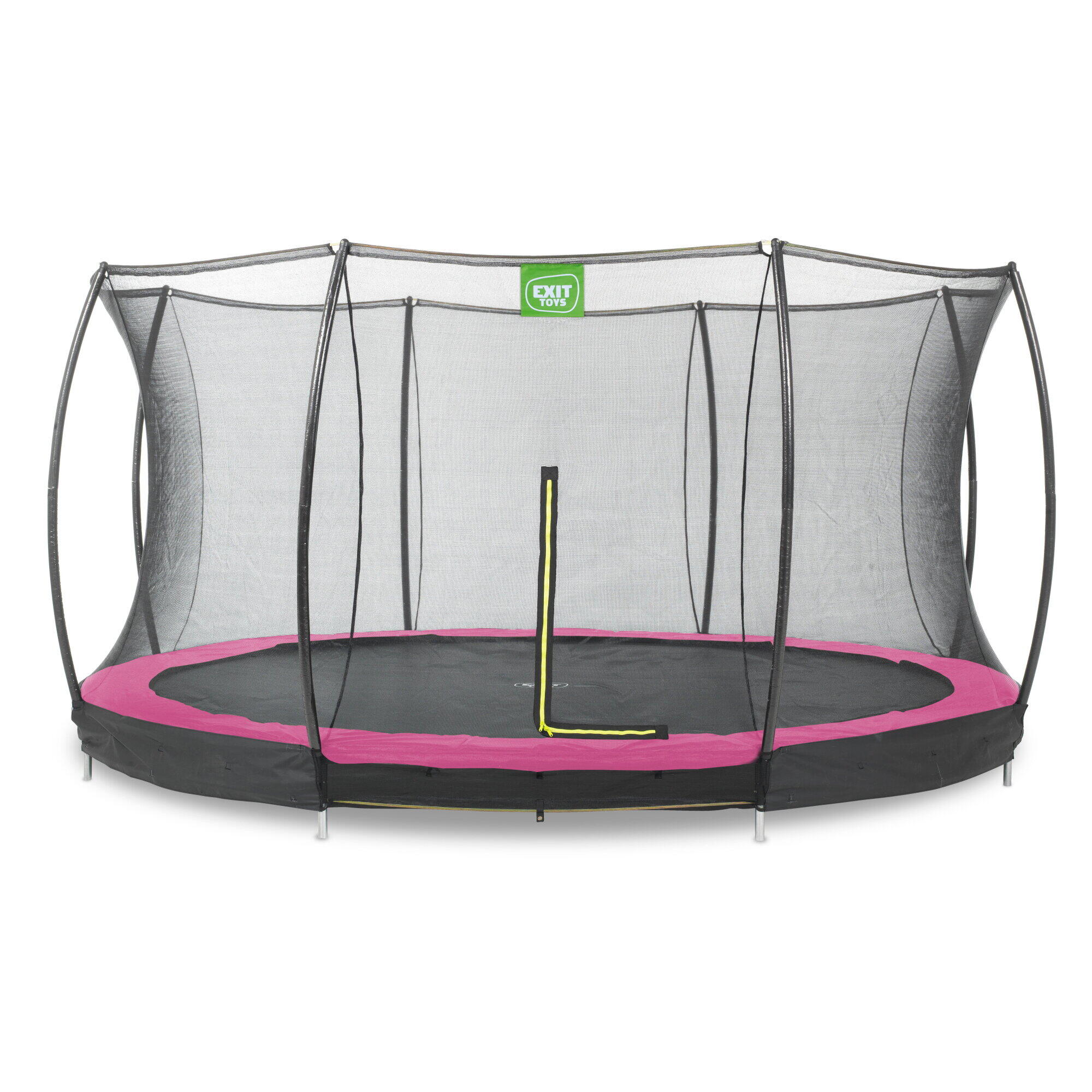 Exit Toys - Trampoline Enterré Silhouette Ø427cm - Trampoline - Rose - Decathlon