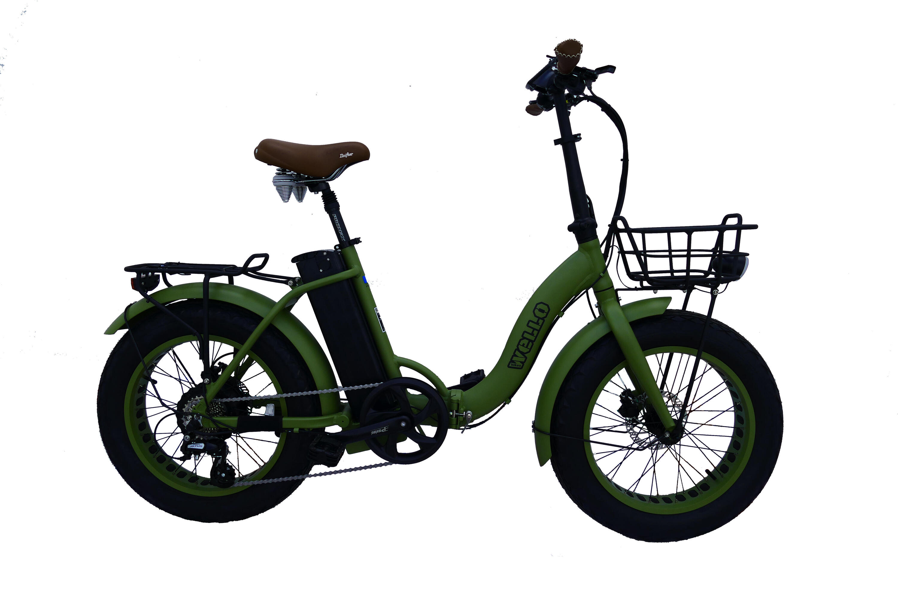 WELLOBIKES Fat Bike Pieghevole Unisex Connesso