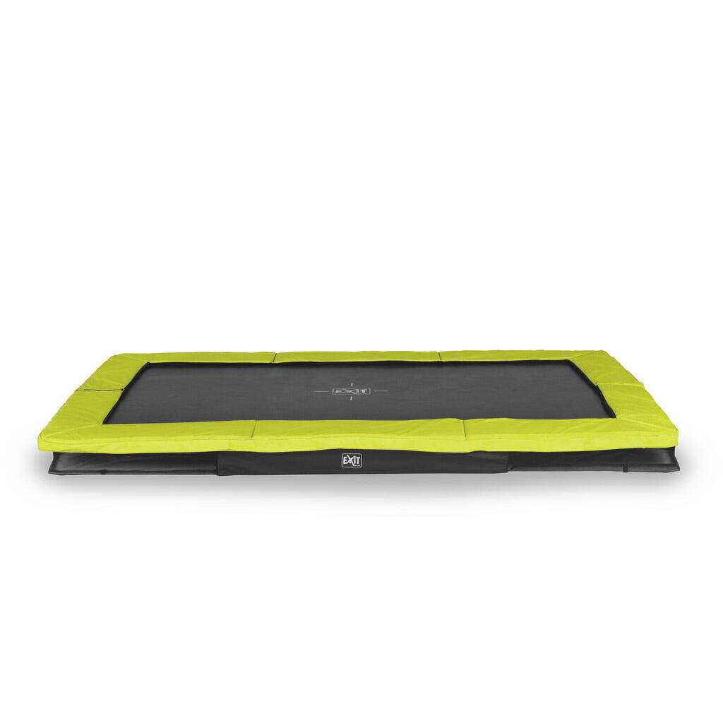 EXIT Silhouette Ground Sports Trampoline 8x12ft – Green