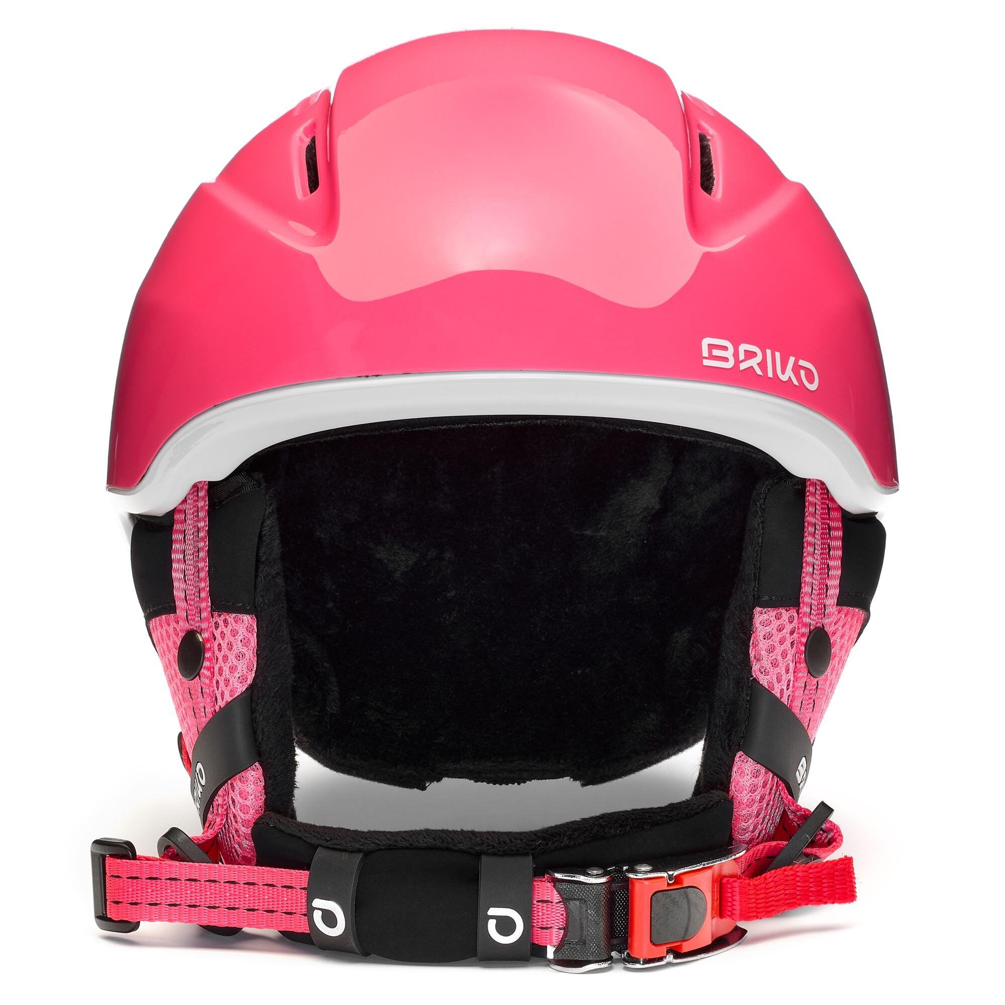 briko casco rosso da bambino in  per sport invernali 3/5