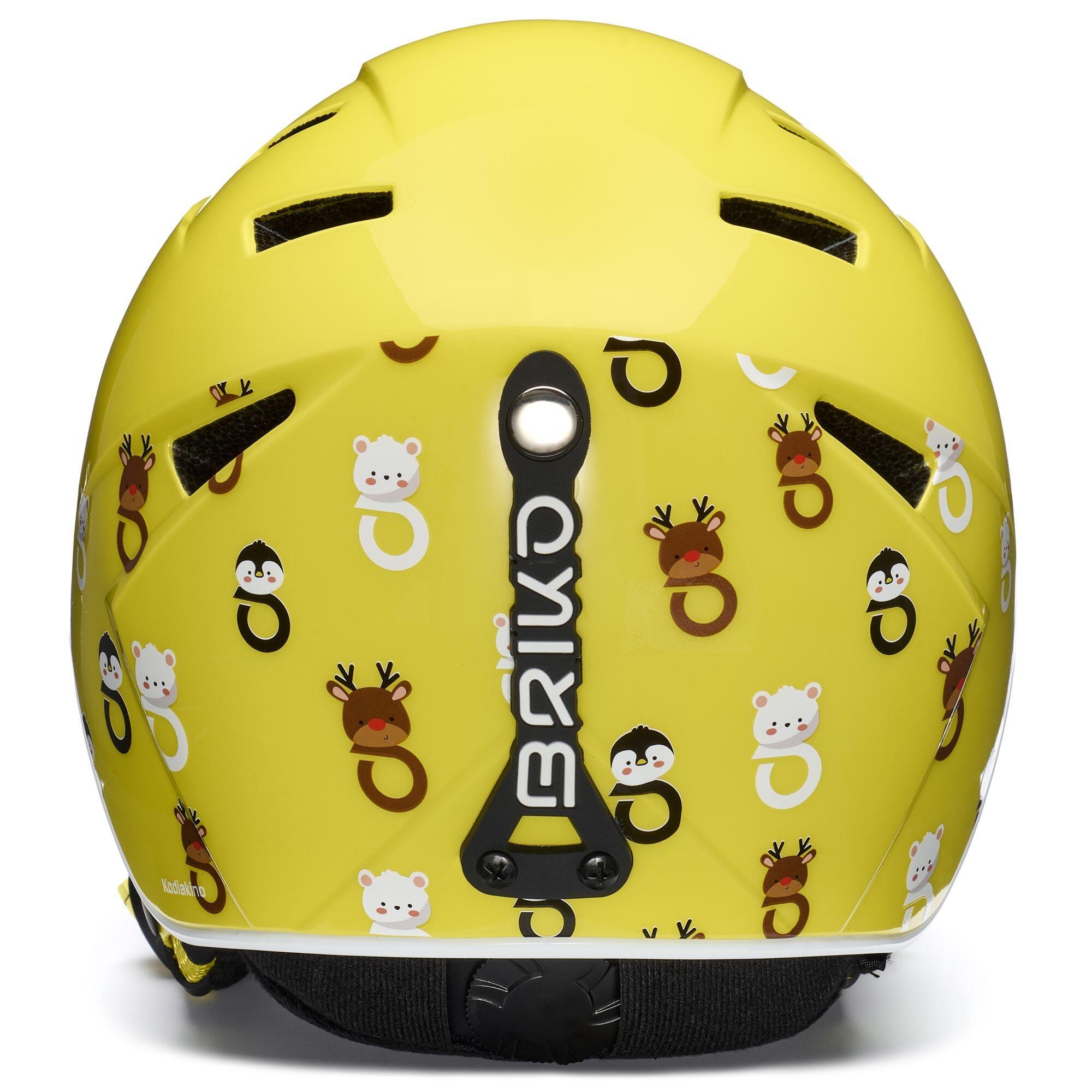 Casco per bambino/a in expanded polystyrene variante verde da  sci 4/6
