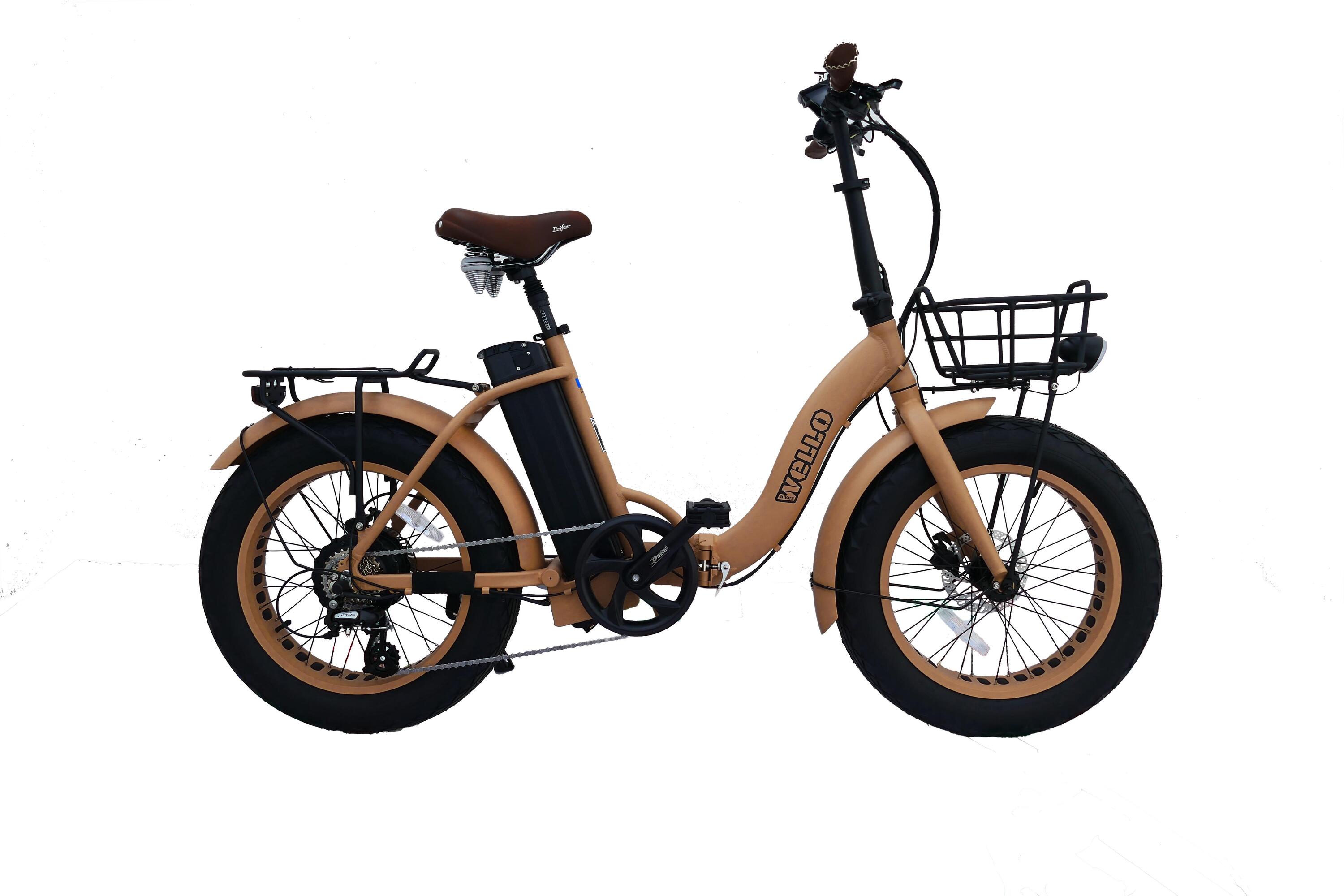 WELLOBIKES Fat Bike Pieghevole Unisex Connesso