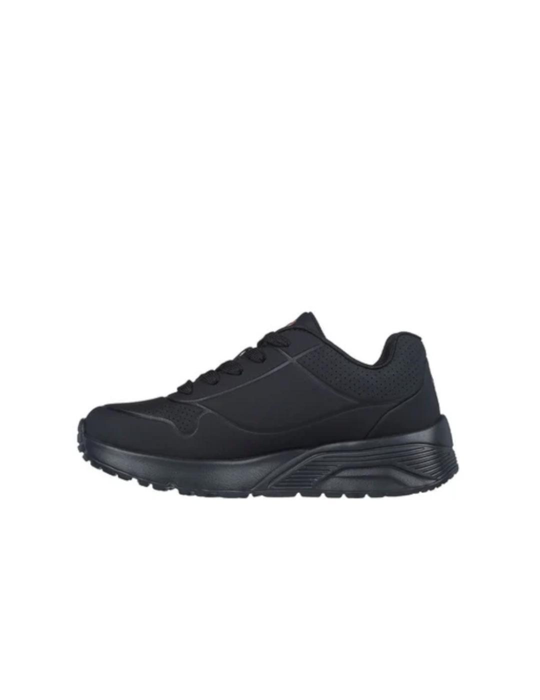 Chaussures pour fille Skechers Uno Lite Metallic Love Noir 2/5