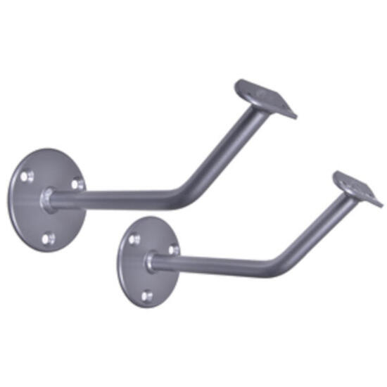2 x Support de barre de danse classique STANDARD en acier gris, 200mm