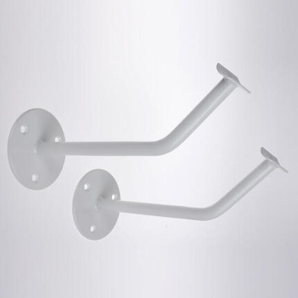 2 x Support de barre de danse classique STANDARD en acier gris, 200mm
