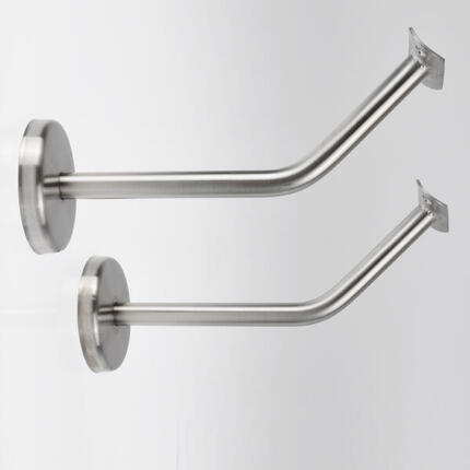 2 x Support de barre de danse classique PROFI en acier inoxydable, 200mm