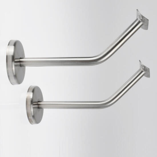 2 x Support de barre de danse classique PROFI en acier inoxydable, 200mm