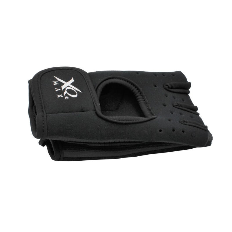 Mănuși ciclism XQ Max, fără degete, negru, închidere cu velcro, mărime L/XL