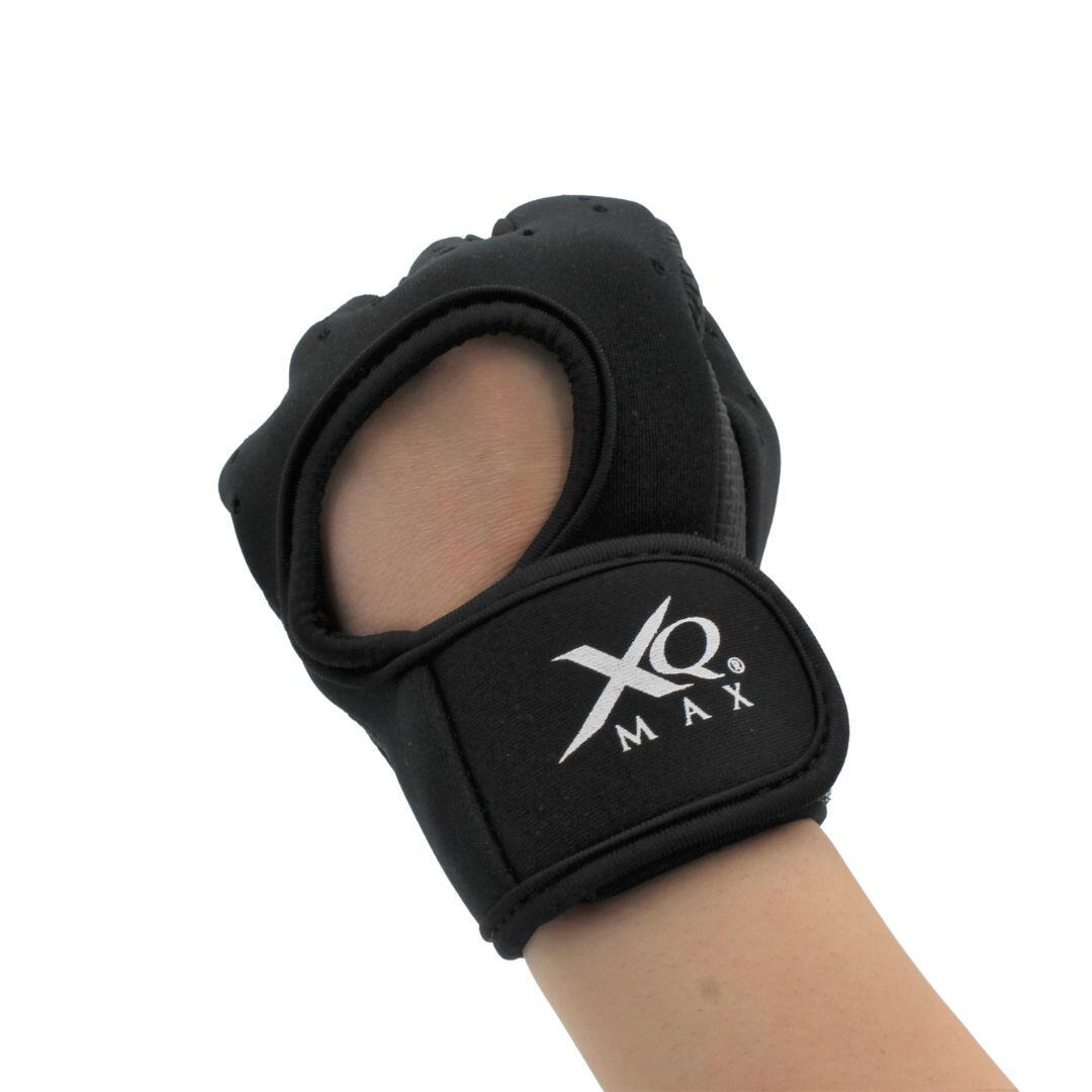 Mănuși ciclism XQ Max, fără degete, negru, închidere cu velcro, mărime L/XL